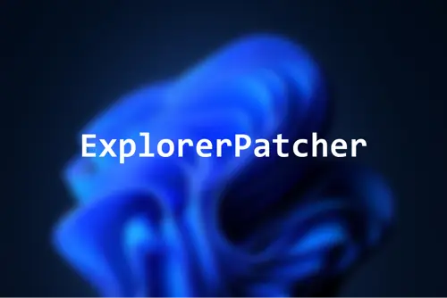 Explorer patcher 설치 또는 삭제하기